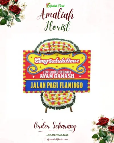 Bunga Papan Congratulation di Tanjungrasa
